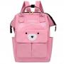 Generic Mummy Bag Multi-Function Large Capacity Mother Tow Bag Fashion Handbags-Pink