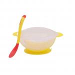 Generic Baby Bowl Set - Baby Feeding Bowl And Heat Sensing Spoon