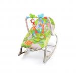 Generic Infant to Toddler Baby Rocker with Musical Toy Bar & Vibrations- GREEN