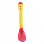 Generic 1Pcs / Set Safety Temperature Sensing Spoon Baby Cutlery Food yellow