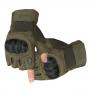 Generic Outdoor Tactical Gloves  Hard Knuckle Mittens Half Finger