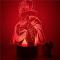 Generic 3D LED Night Light Naruto Sasuke Itachi Action Figure 7 Col