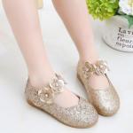 Fashion Super Classy Elegant Shoes For Girls Gold With Glitter