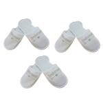 Generic 3 Pairs Wedding Party Slippers Silver