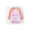 Generic 3pcs Baby Girls Overclothes Inside Your Baby To Eat Clothes Dressing Down Waterproof Painting Overalls Bibs Burp Cloths