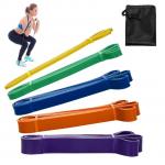 Generic Pack Of 5 Resistance Loop Bands Set Latex Yoga Strength