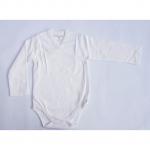 Generic White Cotton Long Sleeved Body Suit