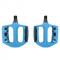 Generic Pedal Ball Aluminum Alloy Foot Pedal Dead Coaster Anti-Skid Pedals Bicycle-Blue