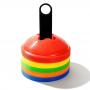 Generic 10pcs/lot Disc Cones Markers Cones Soccer Football Training Equipment Training Plate Height 5CM - Red
