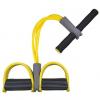 Generic Resistance Elastic Pull Ropes Exercise Rower Belly Resistance Band Home Gym Sports Training Elastic Bands For Fitness Yellow