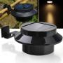 Generic 3-LED Solar powered Energy Saving Outdoor Light for Garden Landscape Yard /Fence Gutter /Roof Wall /Door Gate /Pathway /Lobby/ Backyard Lighting JY-M