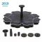 Decdeal Solar Fountain Pump For Birdbath 2.5W Freestanding Floating