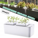 Generic Smart Indoor Herb Garden Hydroponics Growing System Se White