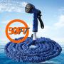 Generic 50FT Expandalble Garden Hose Water Pipe with 7 Modes Spray Gun-Blue