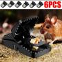 Generic 6× Mice Mouse Rat Traps Mousetrap Catcher Splatter Pes 6 Pcs