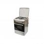 Bruhm BGC 6640NX - 60x60, 4 Gas Free Standing Cooker - Silver