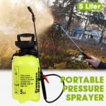 Generic 5 Liter Portable Sprayer Hand Pump Bottle Lance Nozzl Yellow