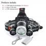 Generic led headlight IR Sensor Induction xml t6 usb headlamp L2 head torch 18650 battery fishing mining head lamp hoofdlamp camping BIL
