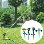 Generic 360 Degree Automatic Garden Lawn Water Irrigation Sprinkler - with Spike Stand - 1 Pc