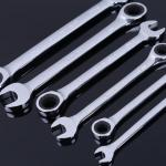 Generic 8-32mm Steel Silver Metric Spanner Open End Wrench Ra - 11mm