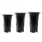 Generic 3x Plastic Plant Pots Garden Flower Pots Planters Indoor Outdoor