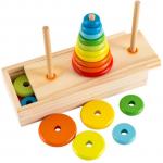 Generic Wooden Stacking Rings Toy  Montessori Wooden Stacking Toy For