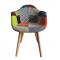 Generic Patchwork Comfortable Dining And Patio Chair