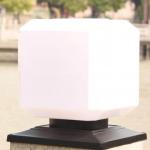 Generic Square Solar Power Lights, Outdoor Garden Fence Post Light, Waterproof Column Pillar Lantern Wall Lamp Specification:Wall Charging Lamp JY-M