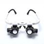 Generic Head-Mounted 8X 15X 23X LED Magnifier Double Eye Glasses Loupe Lens Jeweler Watch Repair Measurement With LED Lamp BIL