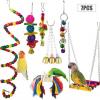 Generic 7PCS Bird Swing Chewing Toys