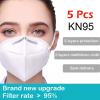 KN95 5 Pcs KN95 Mask,N95 Reusable Mask,5 Layers Of Filtering N95 Mask, Anti Virus & Bacteria, Anti-dust