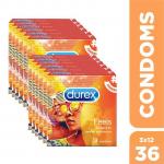 Durex CONDOMS Feels 12 PACKS*3`s Super  *Discreet*