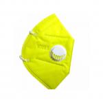 Generic KN95 Particulate Respirator Mask Yellow