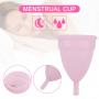 Generic Menstrual Cup Collector Silicone Female Lady Safety Feminine Hygiene Cup