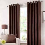 Generic Brown Curtain + Heavy Sheers