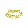 Generic 16 Inch Gold Happy Birthday Foil Ballons