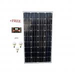 Sunnypex 120Watts Solar Panel +free Controller+3 Bulbs