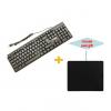 Raoop Computer Keyboard USB Laptop Desktop+Mouse Pad