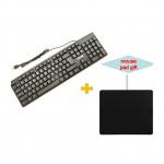 Raoop Computer Keyboard USB Laptop Desktop+Mouse Pad