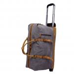 Fashion Grey Canvas Trolley Bag