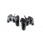 Cliptec RZG322 Double-Action PC USB Dual Vibration Twins Gamepad - Black