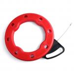 Generic 30m/45m Cable Fiberglass Fish Tape Reel Puller Nylon 4mm*30M