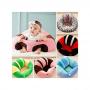 Generic Comfy Baby Support Sit Me Up Pillow - Black And Red Theme