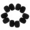 Generic 10 Microphone Audio Mic WindScreen Sponge Foam Grill Cover Black Black