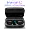 Generic Earphone 1800mAh Bluetooth 5.0 Headsets - Black