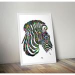 Generic Modern Contemporary Home Decor Wall Art- Abstract Zebra