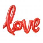 Generic Love Red Letter Foil balloon set - 1pc