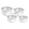 Classic Kitchenware 4 Pcs Set Of Stainless Aluminium Sufuria No 1.4