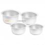 Classic Kitchenware 4 Pcs Set Of Stainless Aluminium Sufuria No 1.4