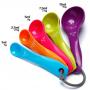 Generic 5pcs Measuring Spoons Kitchen Baking Tools1,2.5,5,7.515g/ml
